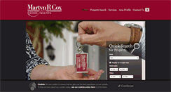 Desktop Screenshot of martyncox.com